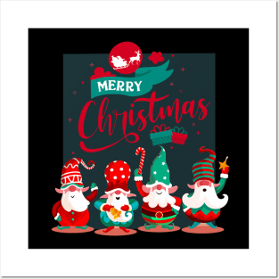 Merry Christmas t shirt Posters and Art